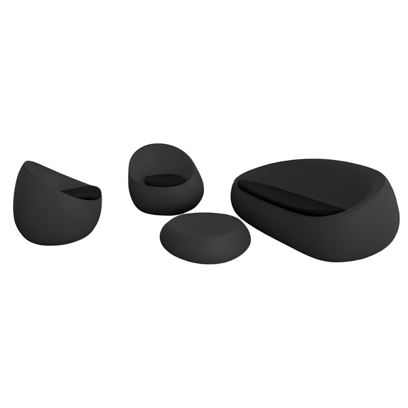 Salon de jardin STONE - anthracite