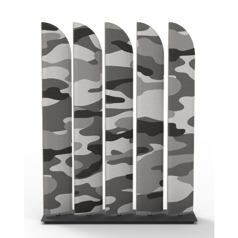 Séparation acoustique BUZZIBLINDS Felt Printed
