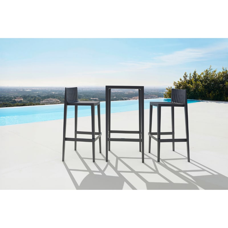Set de 2 tabourets H87 + table SPRITZ VONDOM