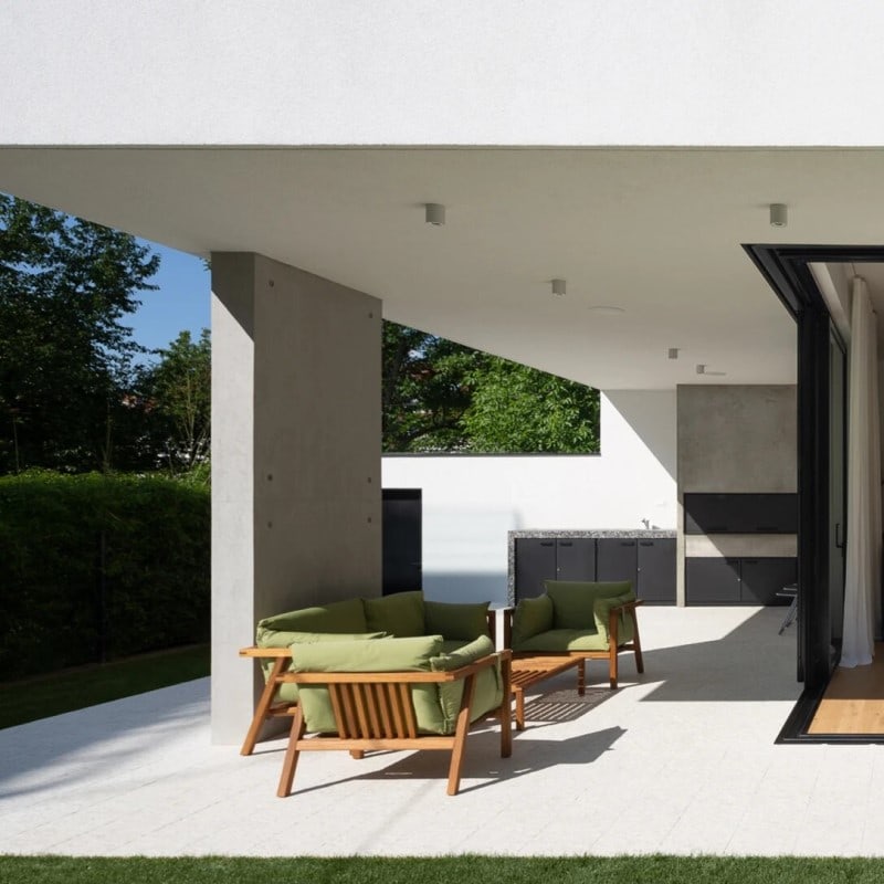 Set de salon outdoor en teck UMOMOKU