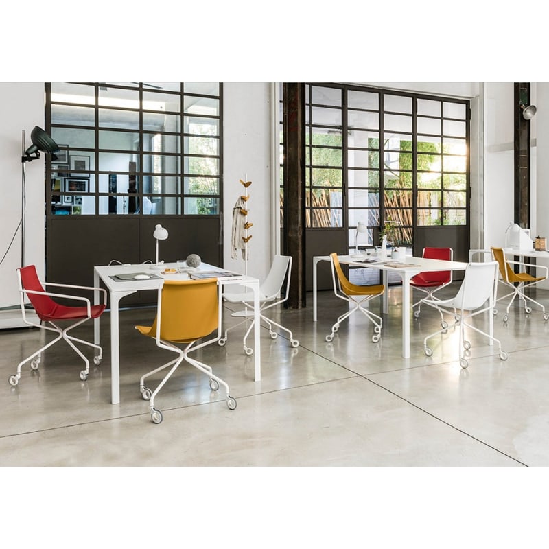 Siège de bureau en cuir APELLE - MIDJ