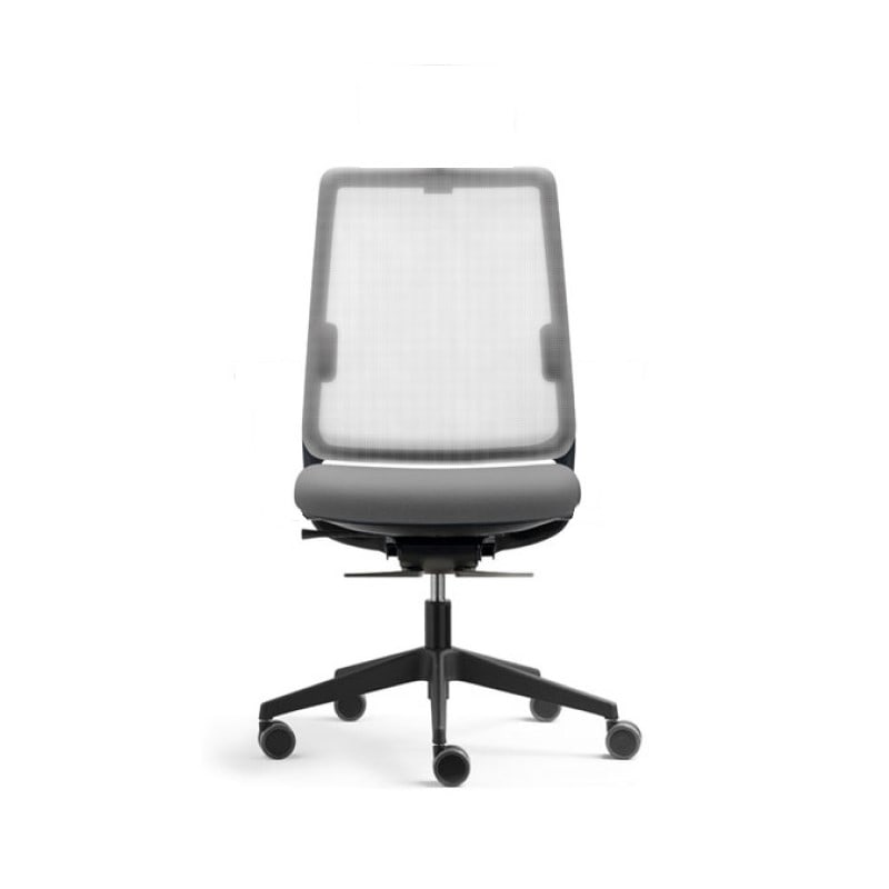 Siège de bureau SENSE cadre dossier noir