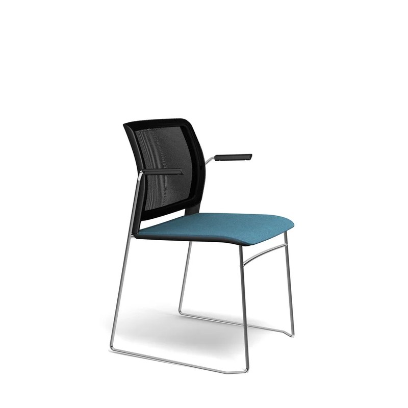 Fauteuil pieds traineau ADELA