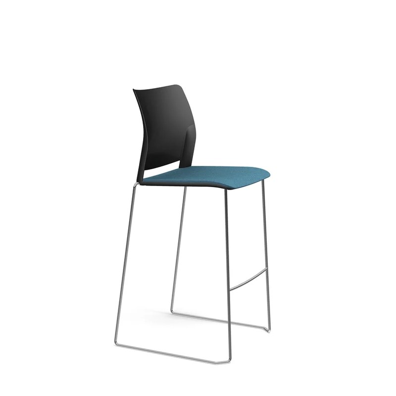 Tabouret pieds traineau ADELA