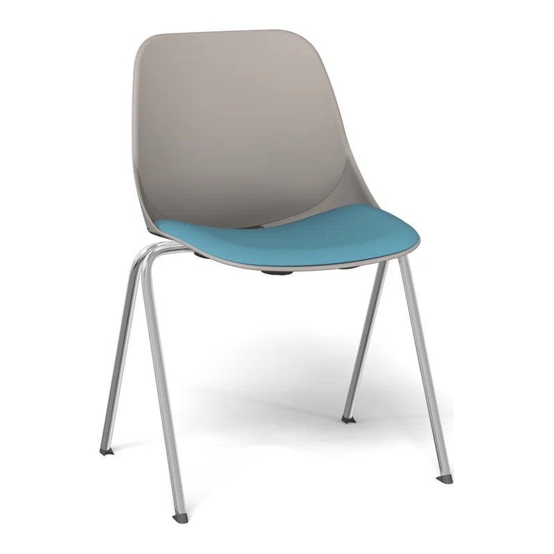 Chaise 4 pieds avec placet d'assise BAKEA