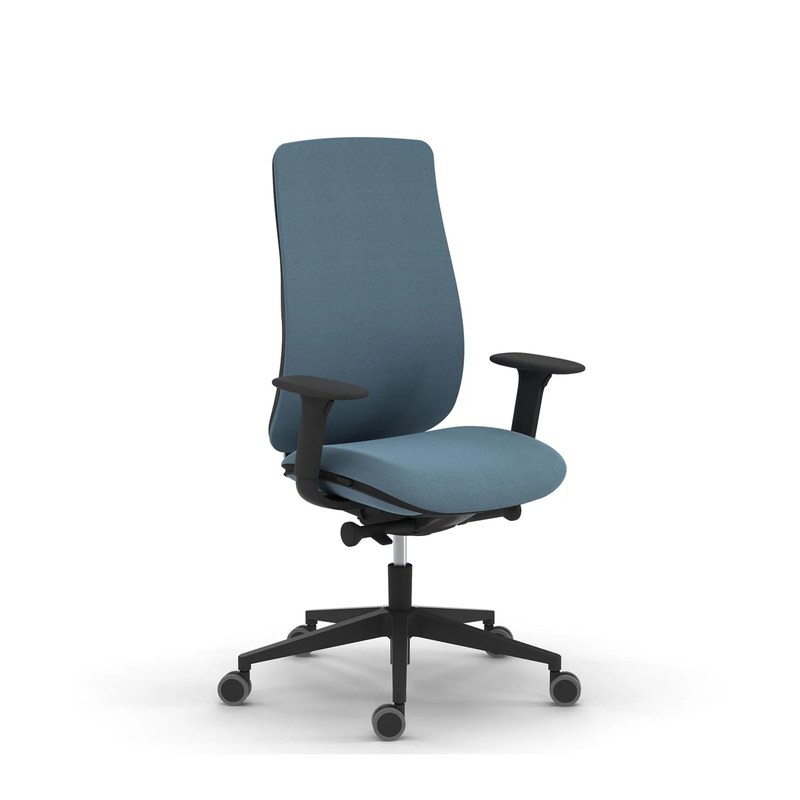 Chaise haut dossier toile EMAN