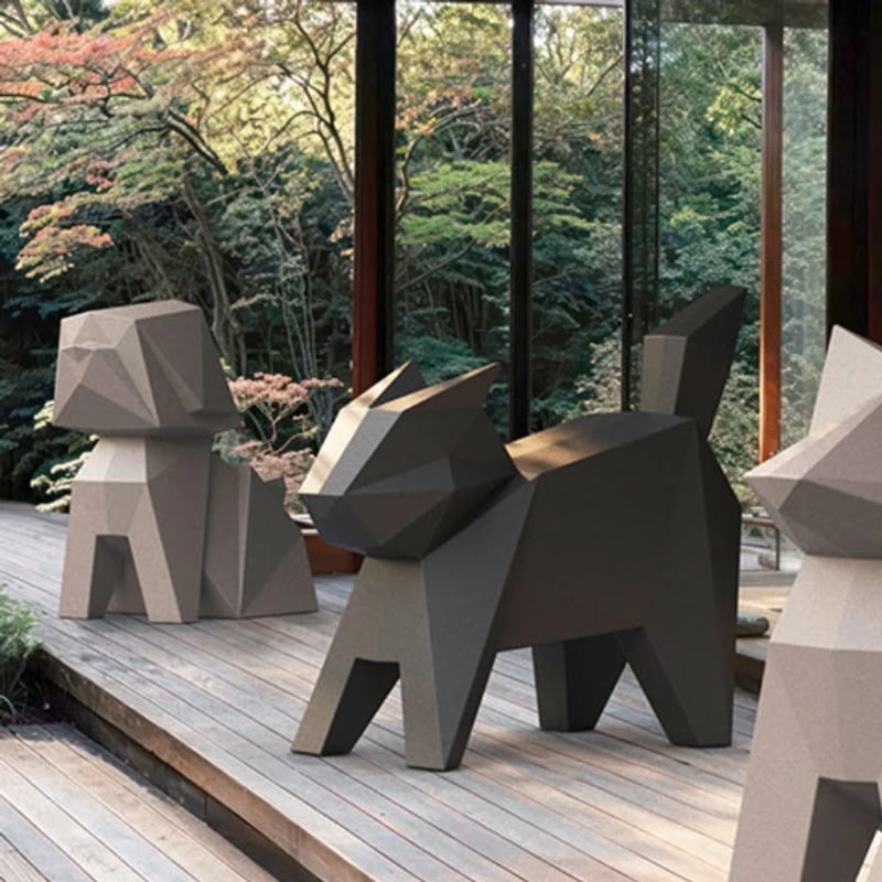 Statue Chat Design NEKO ORIGAMI