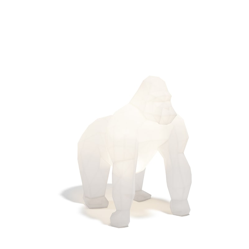 Statue gorille 110 cm SARU ORIGAMI - ice