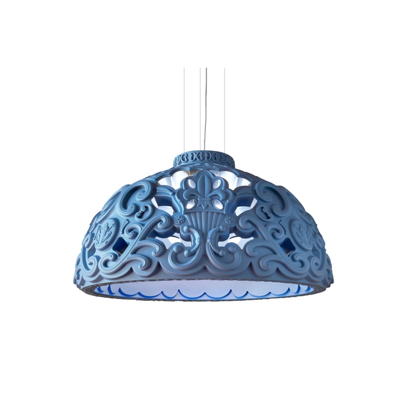 Suspension design DAME OF LOVE - bleu