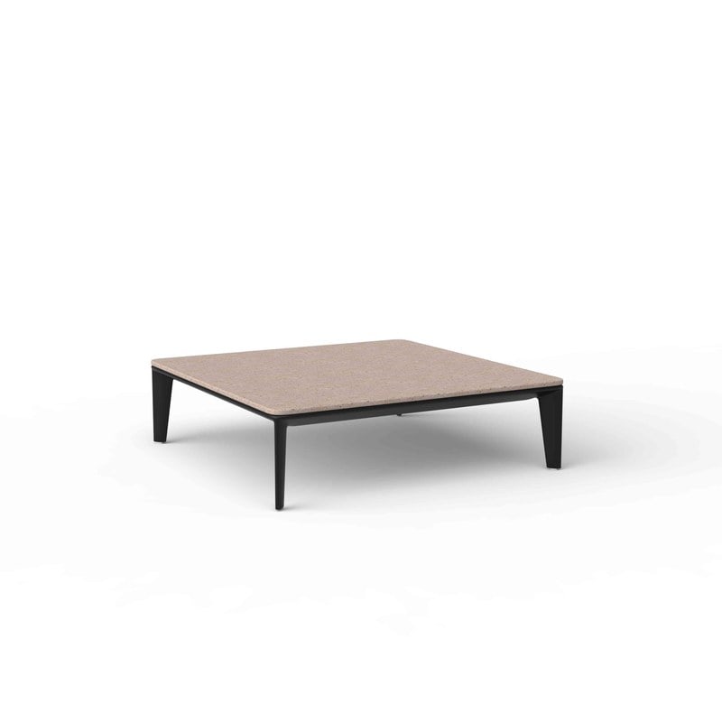 Table basse 100x100 PASADENA - noir