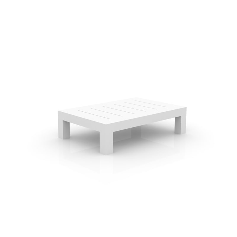 Table basse design 120x80 JUT - blanc