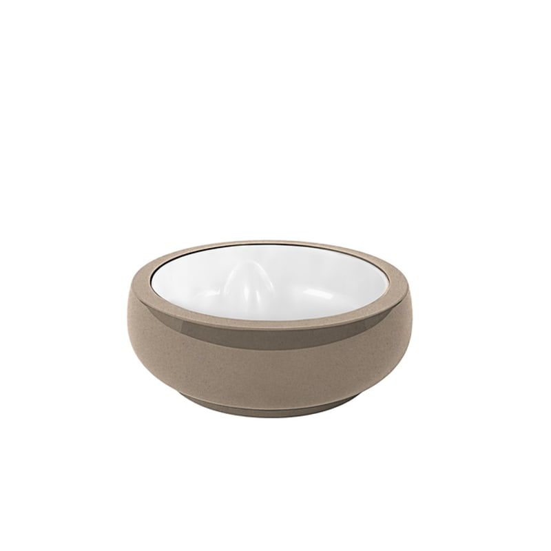 Table basse design CHUBBY SIDE TABLE - beige amande