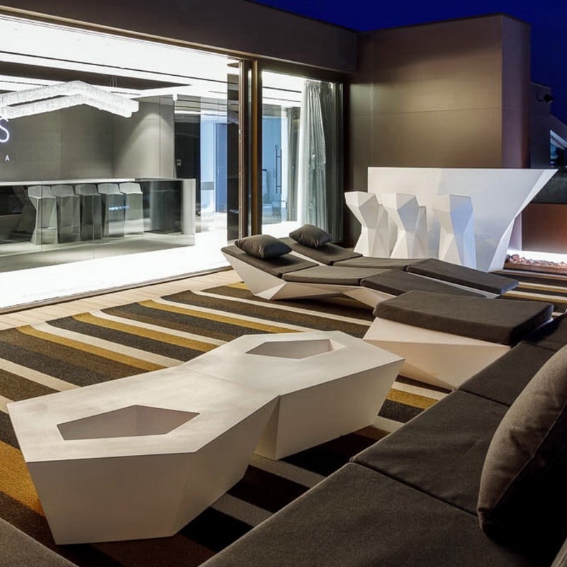 Table basse design FAZ de VONDOM