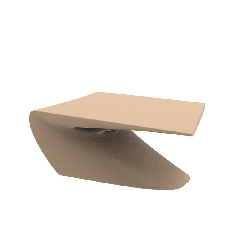 Table basse design in & out WING - camel