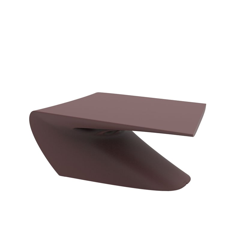 Table basse design in & out WING - grenat
