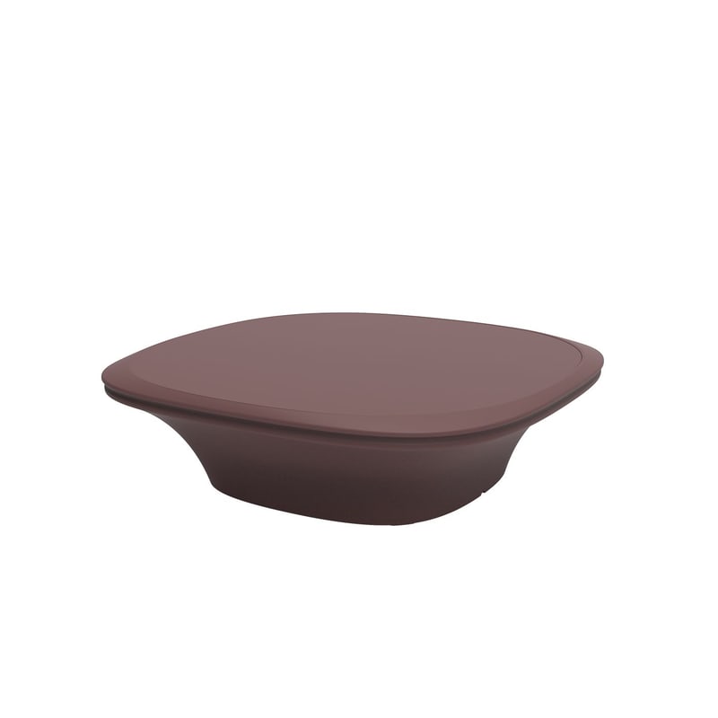 Table basse design UFO - grenat