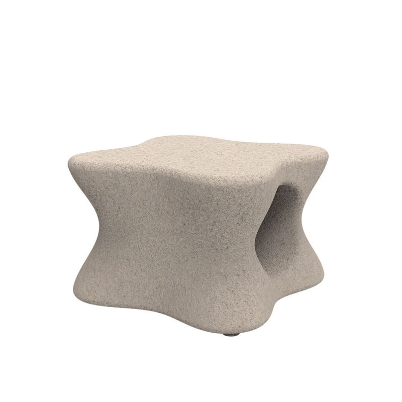 Table basse in & out PAL - granit crème