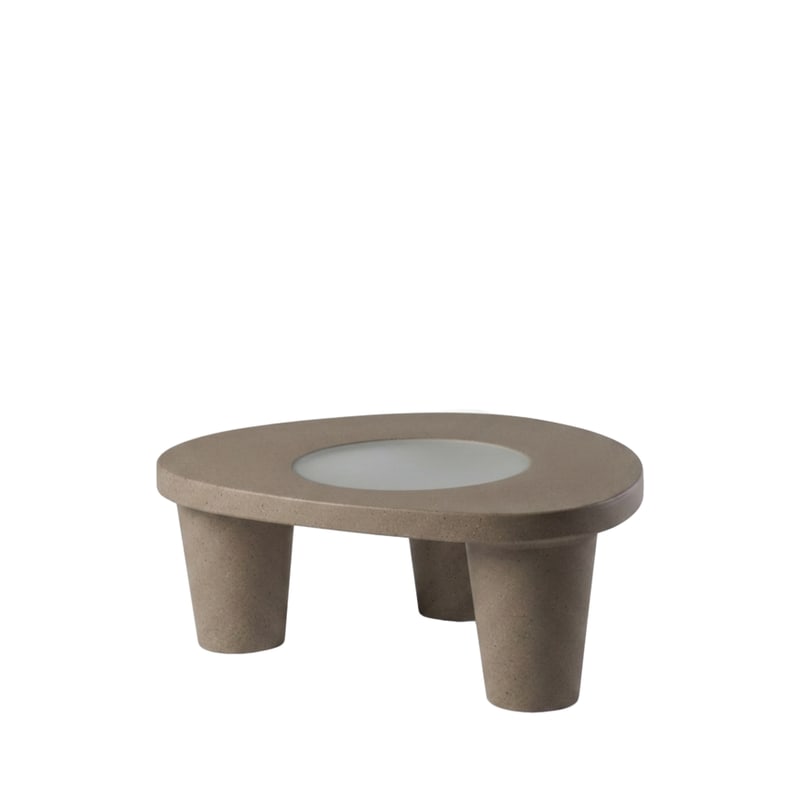 Table basse LOW LITA de SLIDE - beige amande