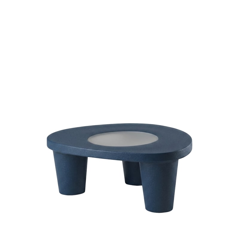 Table basse LOW LITA de SLIDE - bleu profond