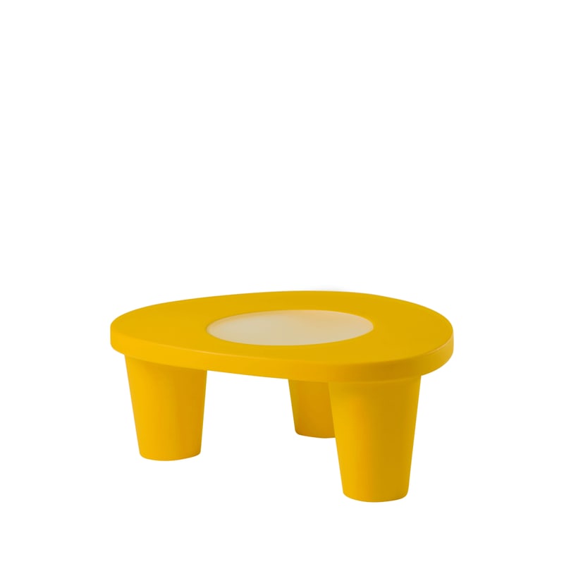 Table basse LOW LITA de SLIDE - jaune