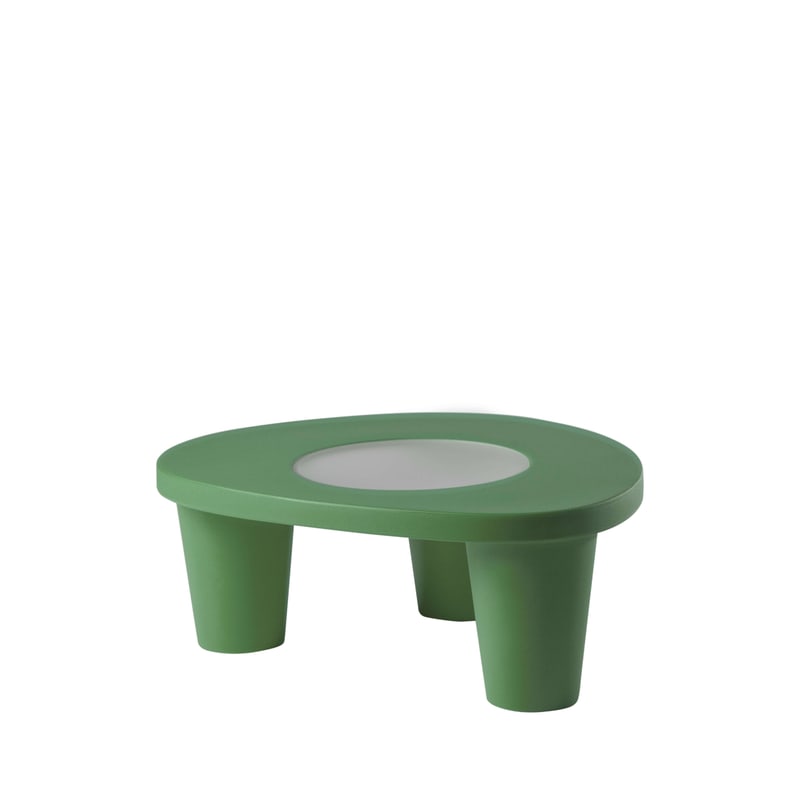Table basse LOW LITA de SLIDE - vert malva