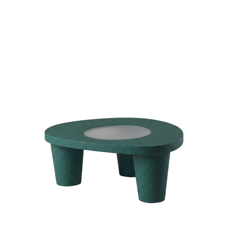 Table basse LOW LITA de SLIDE - vert pin