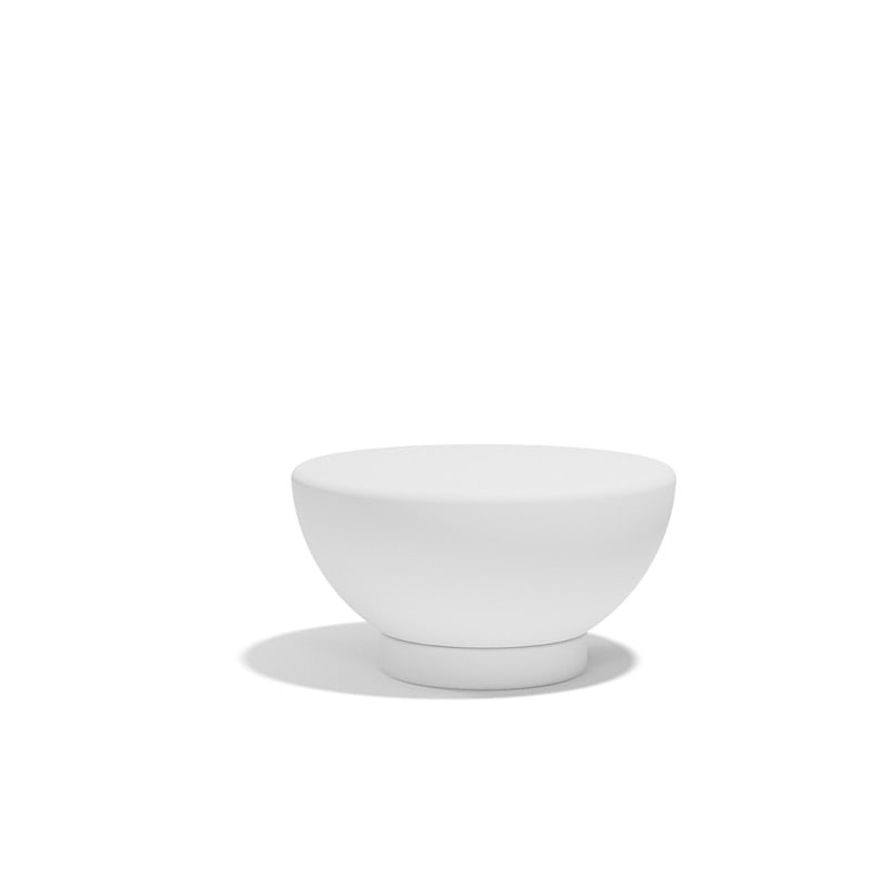Table basse LUNA Ø60x33 - Blanc