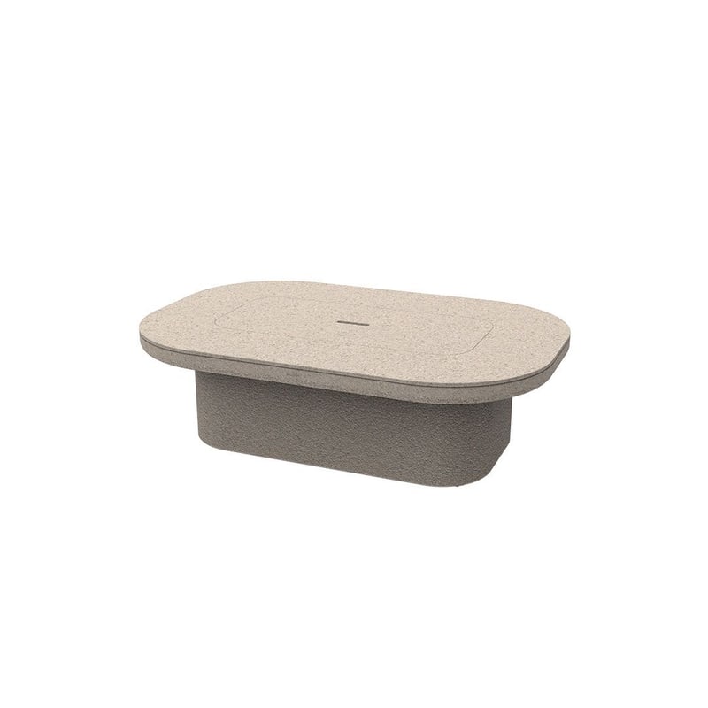 Table basse LUNA - Granit crème