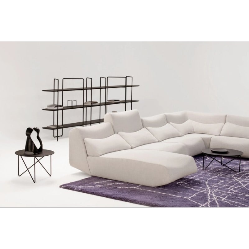 Table basse pied métal POLYGON FENIX