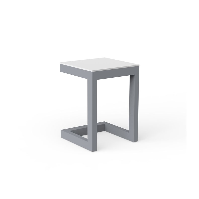 Table basse Posidonia en C - gris
