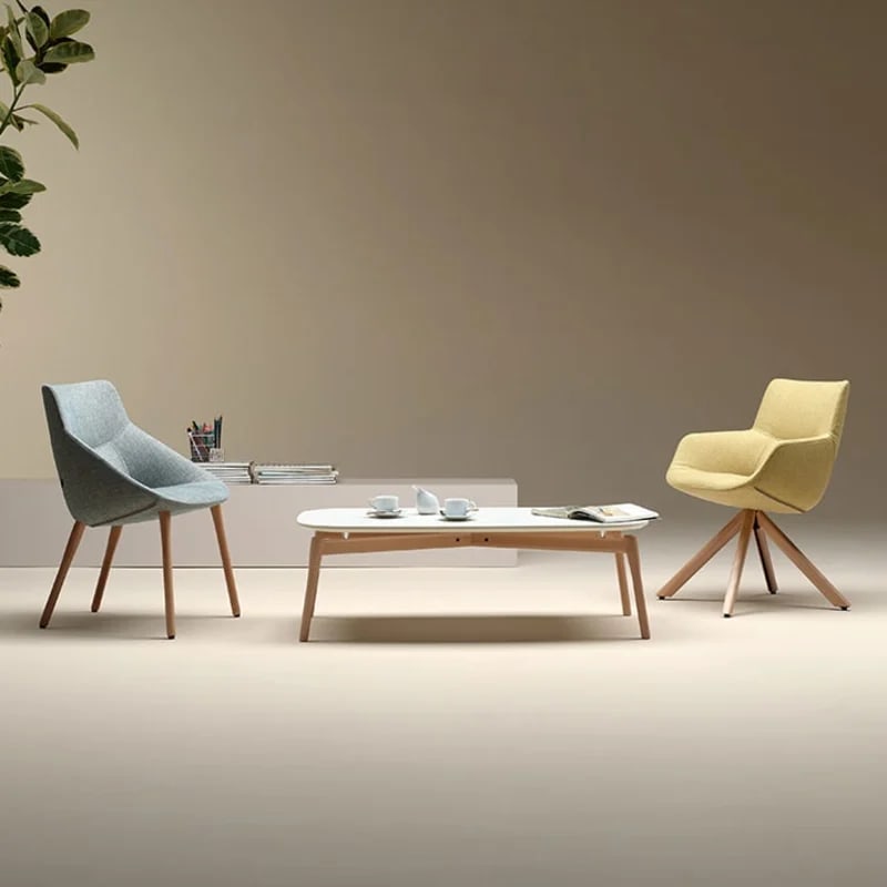 Table basse rectangle en bois BOW LOUNGE