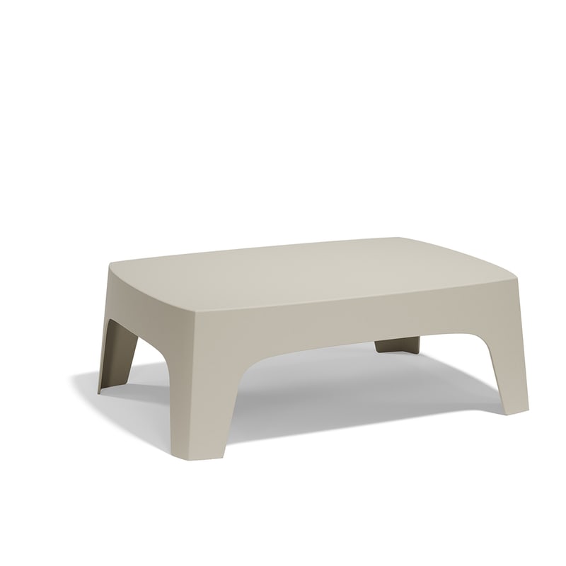 Table basse SOLID de VONDOM - écru