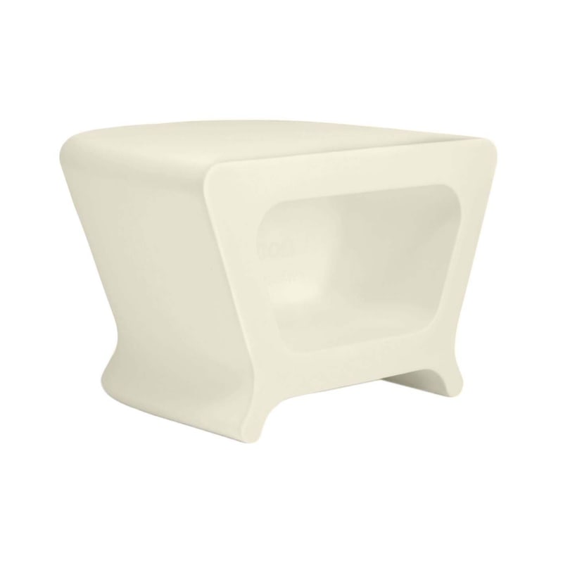 Table basse/Tabouret PAL - crème