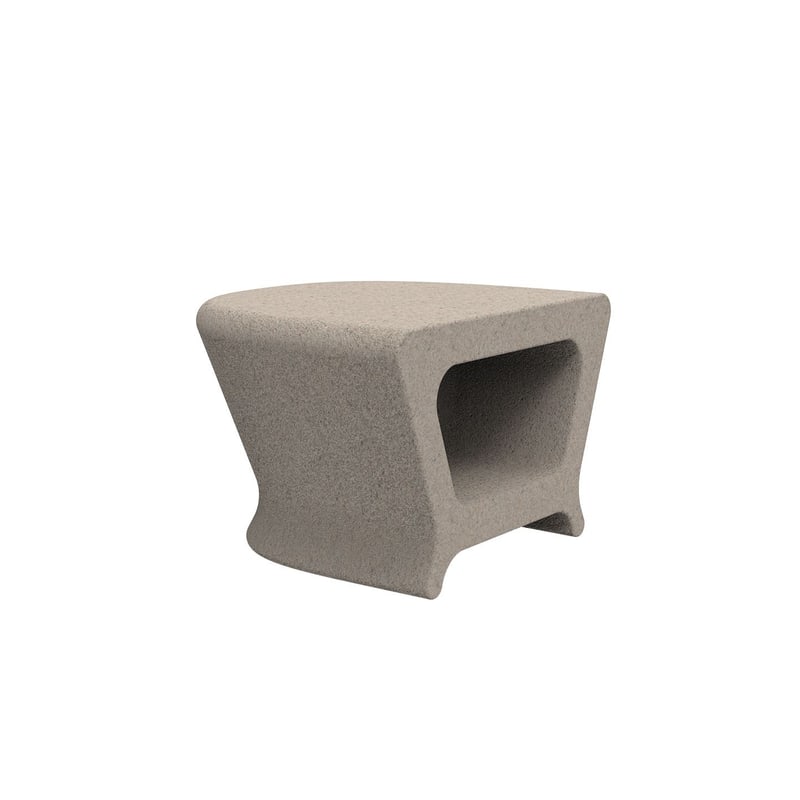 Table basse/Tabouret PAL - granit crème