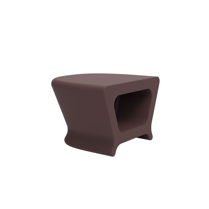Table basse/Tabouret PAL - grenat