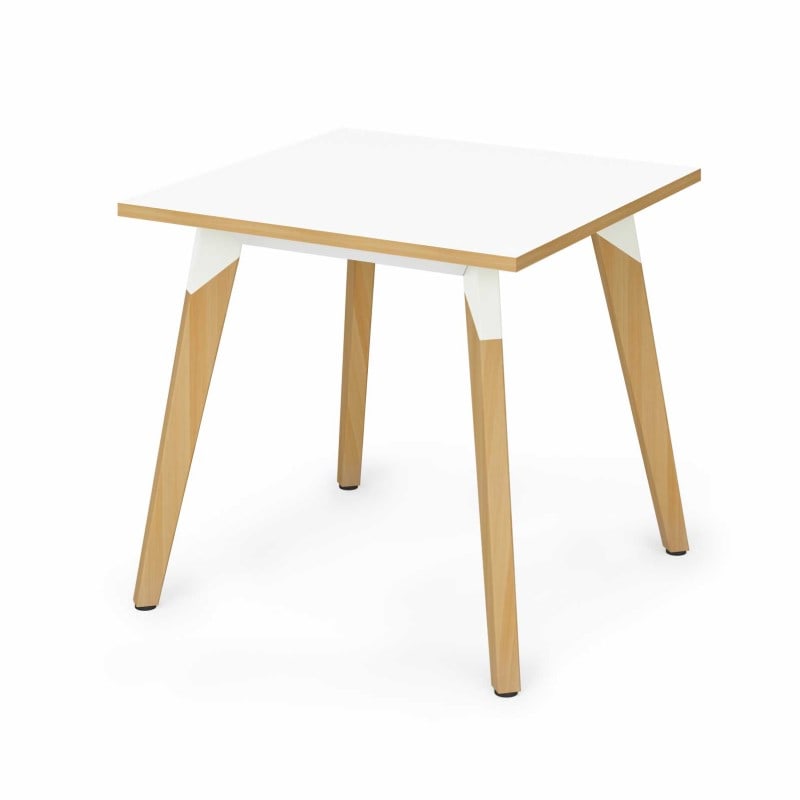 Table carrée pied en bois EVASION EOL