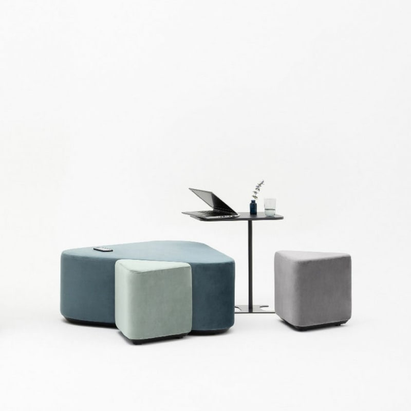 Table d'appoint en métal HAKO MDD