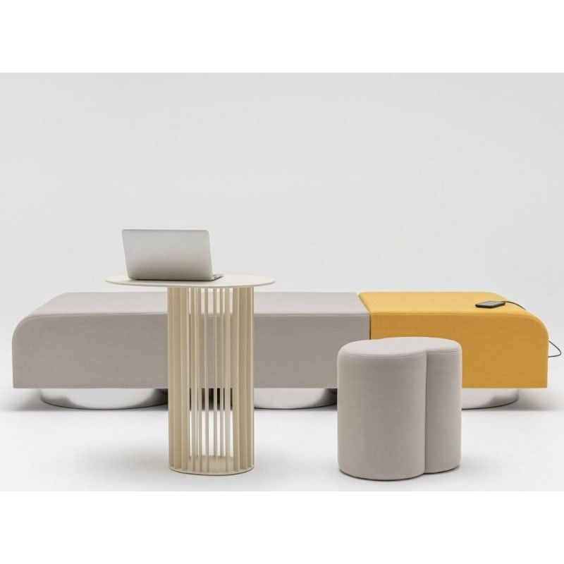 Table d'appoint pieds métal ROLL MDD
