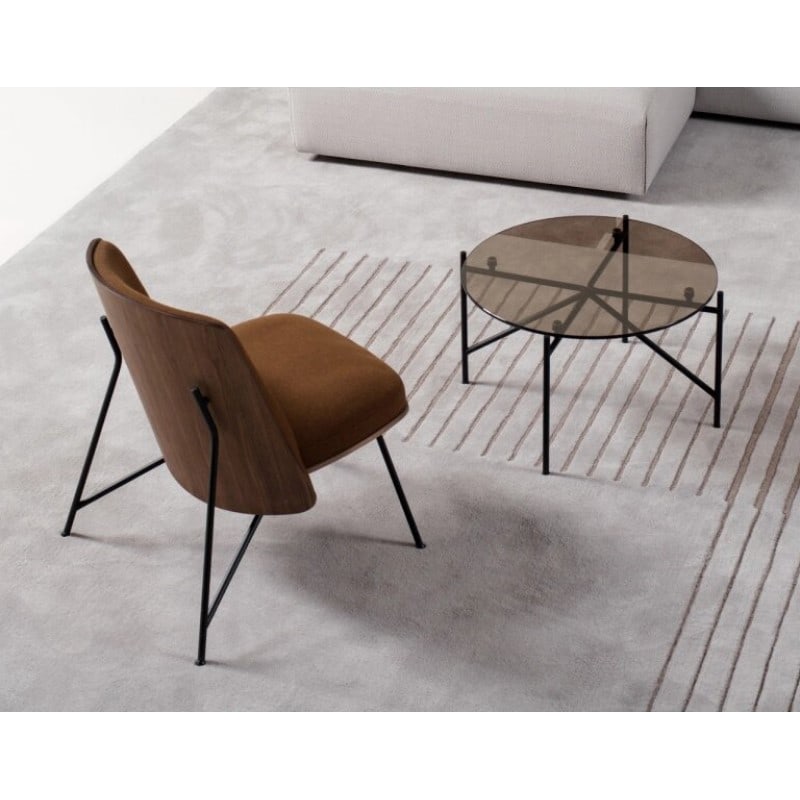 Table d'appoint ronde / carrée en verre TINKER