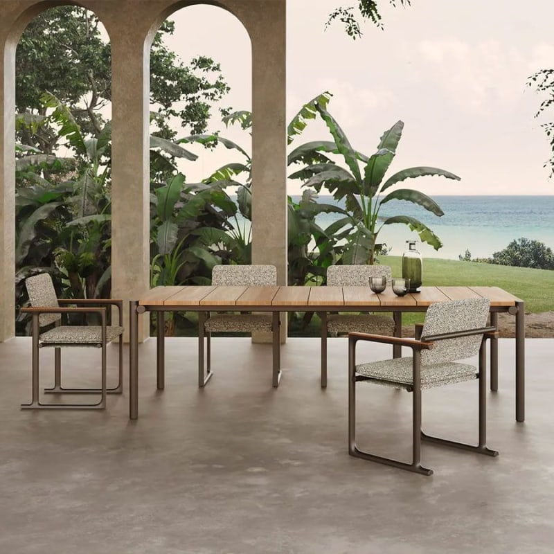 Table d'extérieur design L 250 cm TULUM