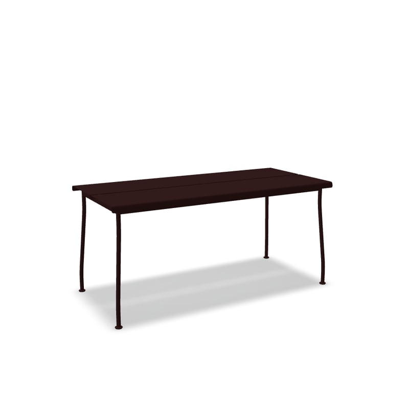 Table d'extérieur en métal FLANER - bordeaux