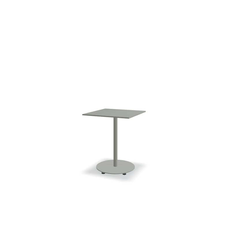 Table de café carrée 60x60 BOLT - gris clair