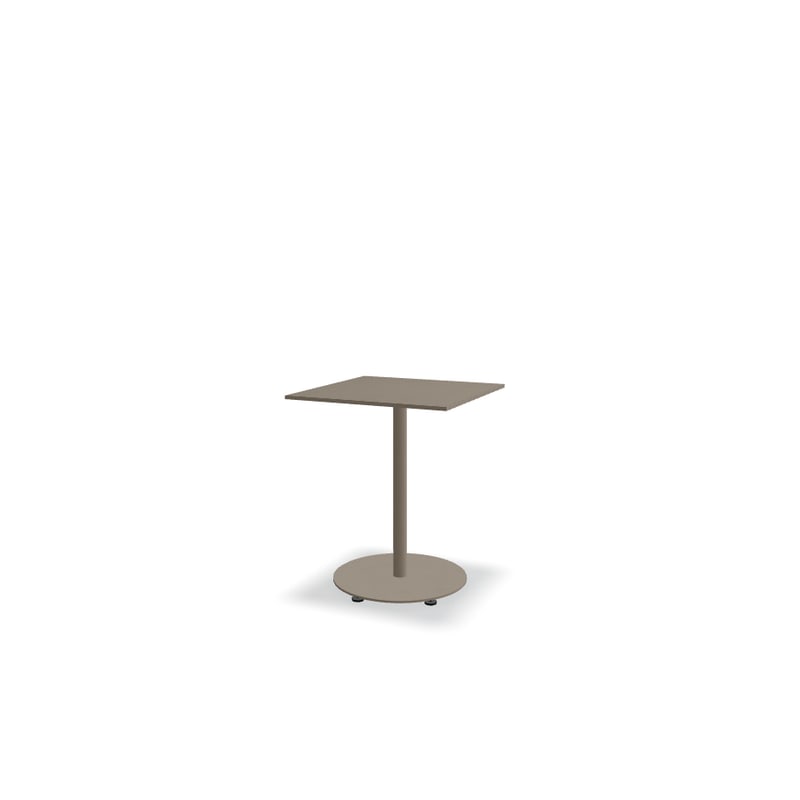 Table de café carrée 60x60 BOLT - marron