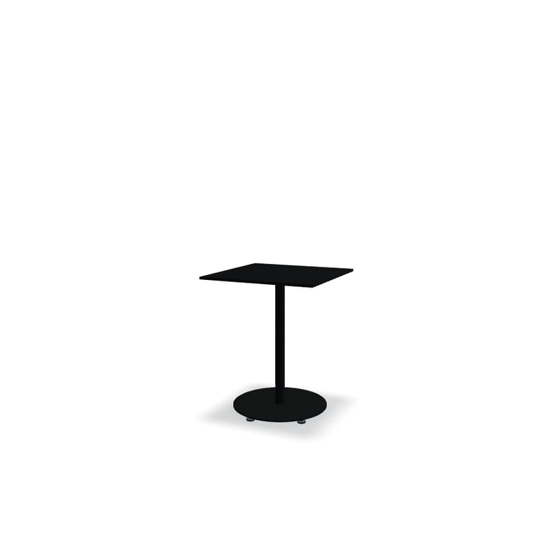 Table de café carrée 60x60 BOLT - noir