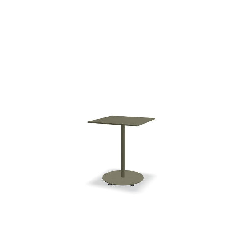 Table de café carrée 60x60 BOLT - olive