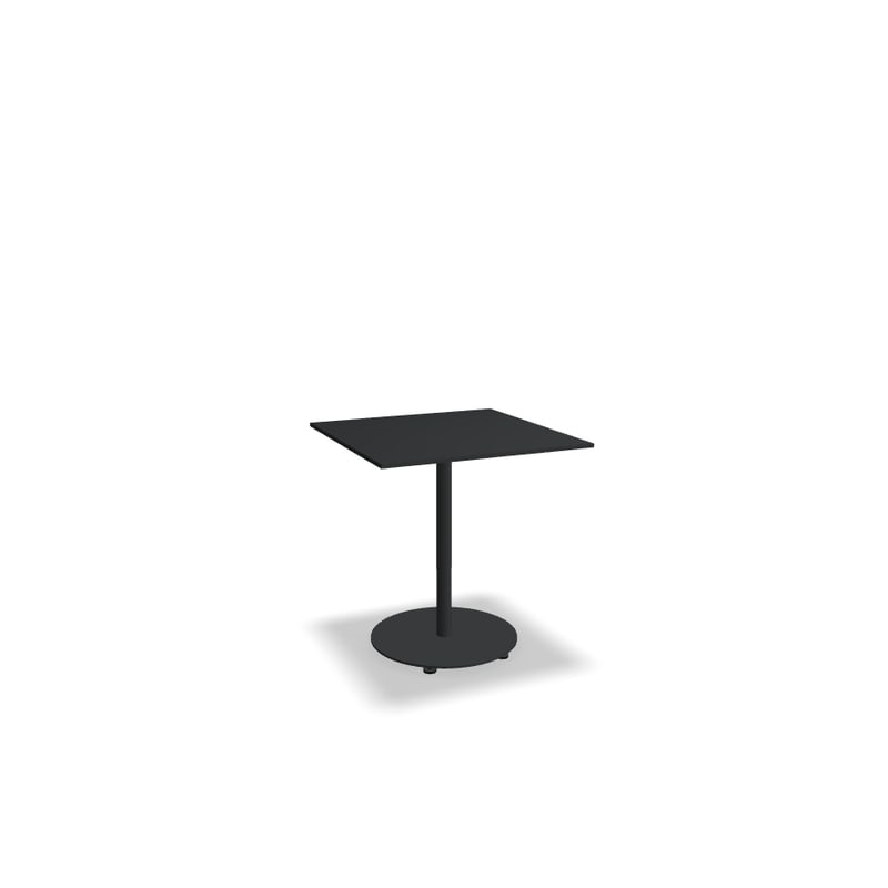 Table de café carrée 70x70 BOLT - anthracite