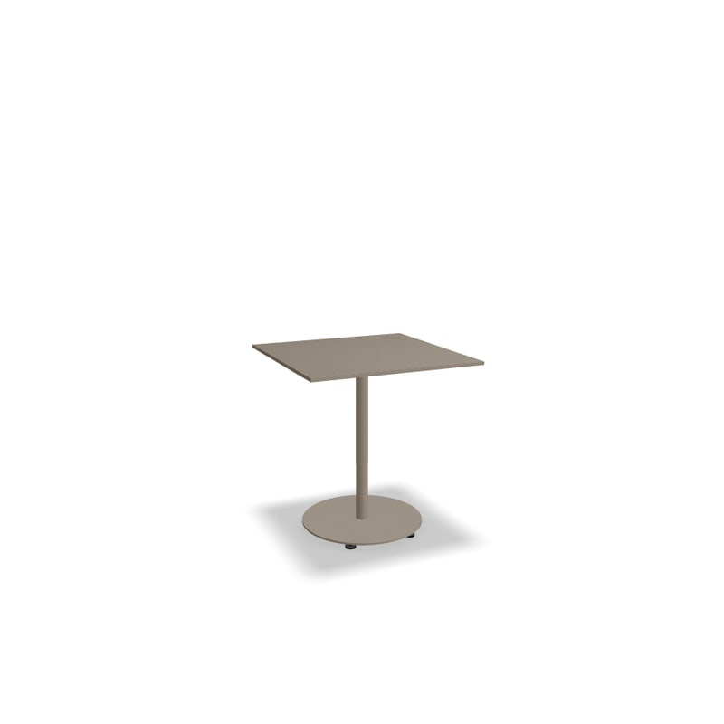 Table de café carrée 70x70 BOLT - marron