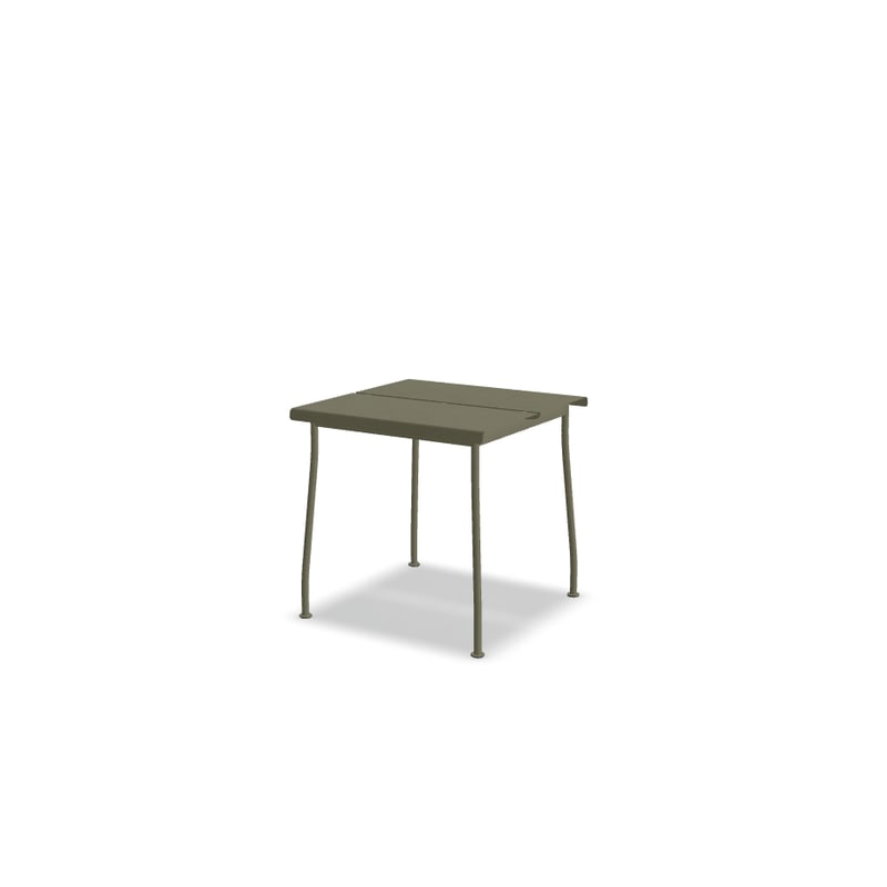 Table de café en métal FLANER - olive
