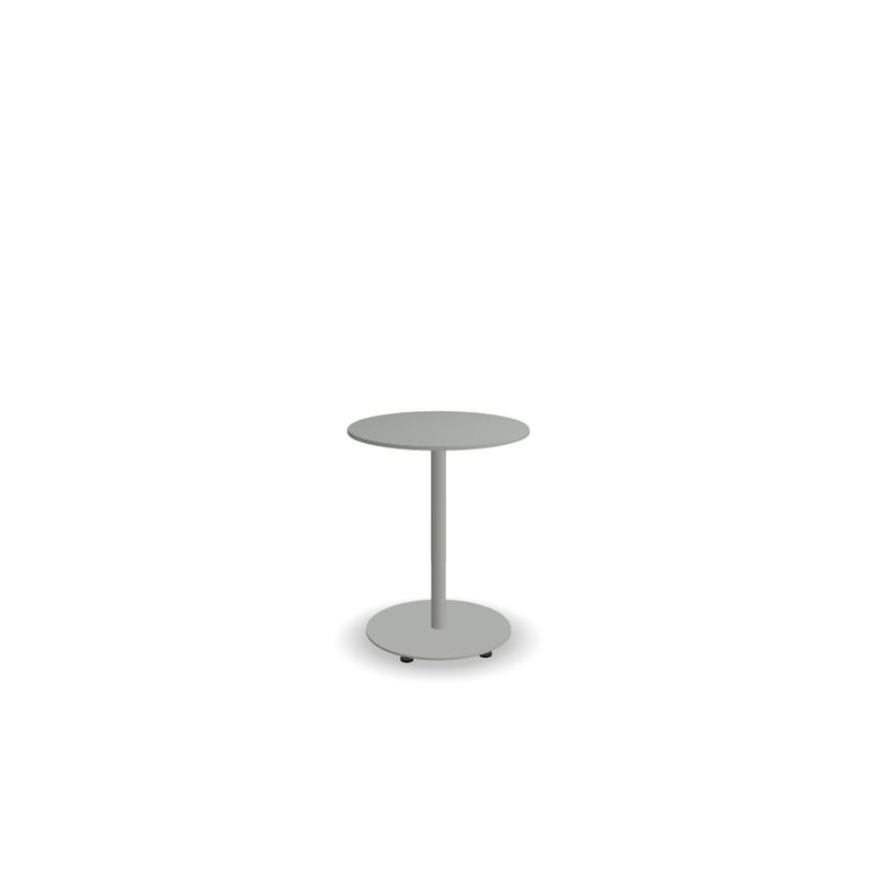 Table de café ronde 60x60 BOLT - gris clair