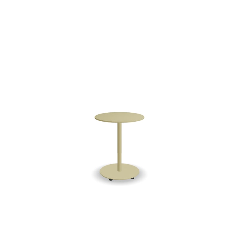 Table de café ronde 60x60 BOLT - jaune